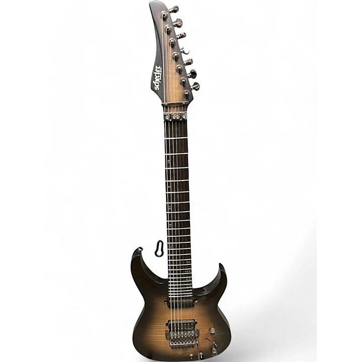 Used Schecter Guitar Research Banshee mach 7 black Solid Body Electric Guitar