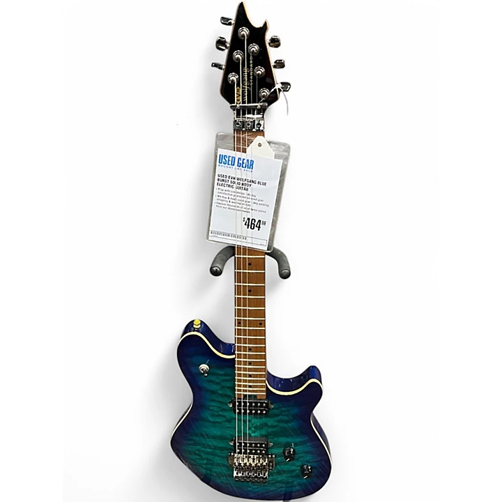 EVH Used EVH Wolfgang Blue Burst Solid Body Electric Guitar.gc