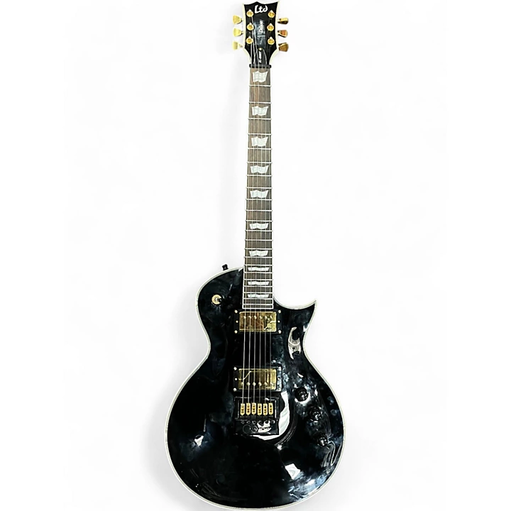 ESP Used ESP EC1000 Evertune Black Solid Body Electric Guitar.gc