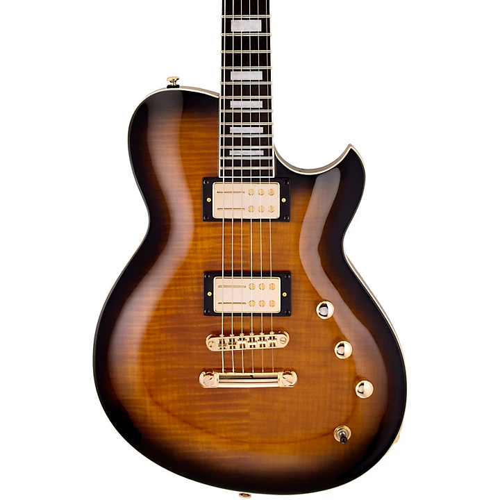 Roundhouse RA FM Solid Body Electric Guitar Coffee Burst