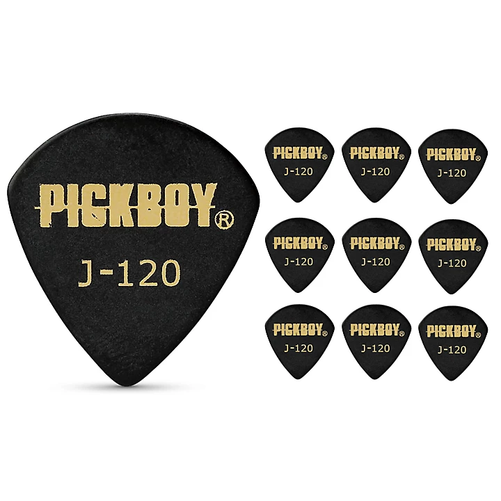 Black Polyacetal Jazz Guitar Picks