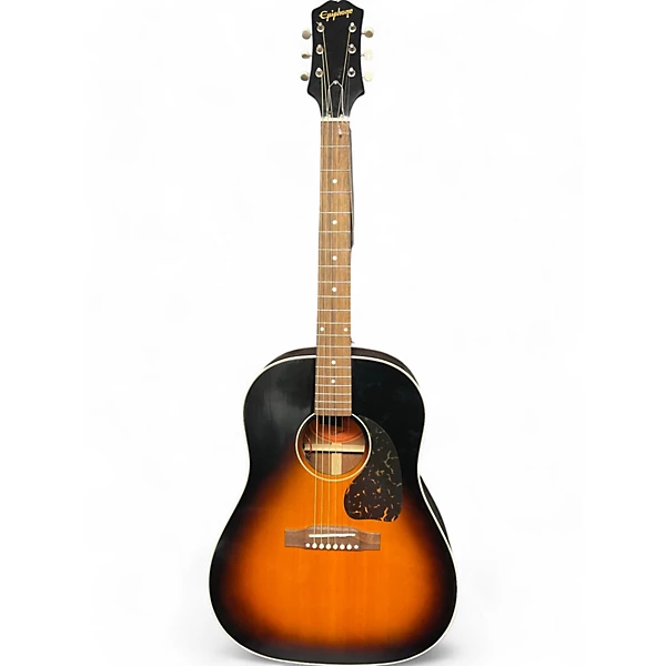 Epiphone Used Epiphone J45 Sunburst Acoustic Guitar.gc