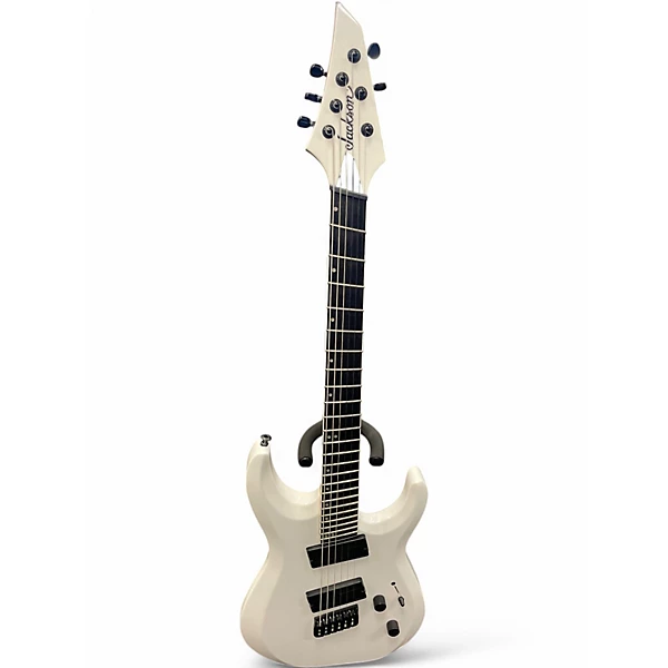 Used Jackson Ht6ms Snow White Solid Body Electric Guitar