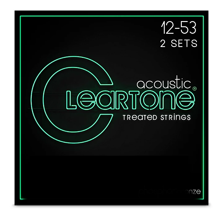 2 Pack Phosphor Bronze Acoustic Guitar Strings Light