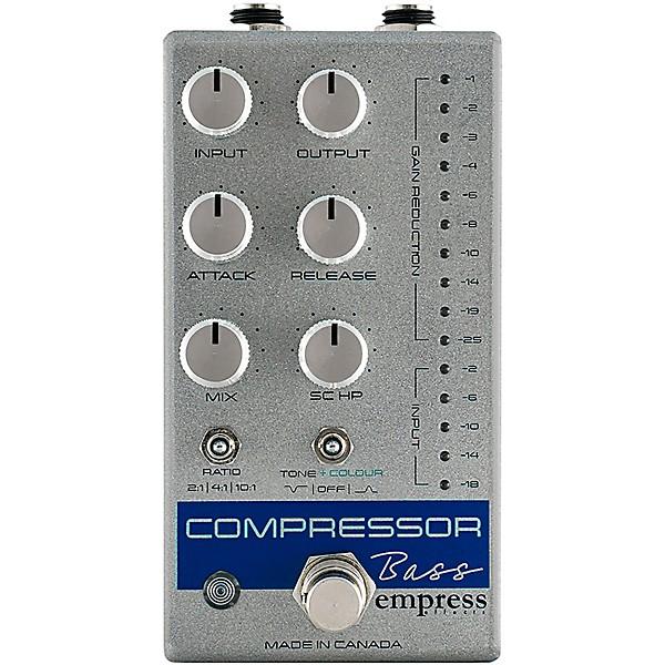 Bass Compressor Pedal Silver