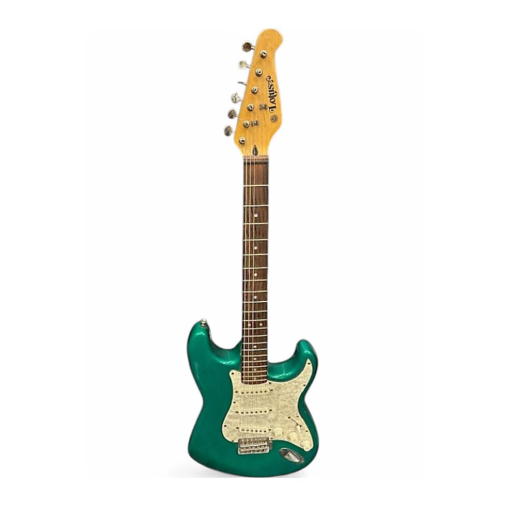Used Lotus S STYLE Green Solid Body Electric Guitar