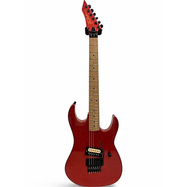 Used B.C. Rich GUNSLINGER RED SPARKLE Solid Body Electric Guitar