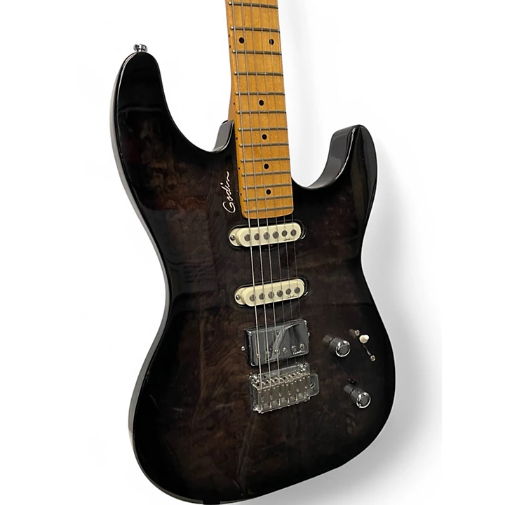Used Godin Progressive Boutique Charcoal Solid Body Electric Guitar