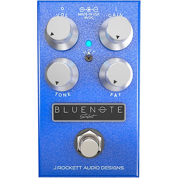 Blue Note Select Overdrive Effects Pedal Blue
