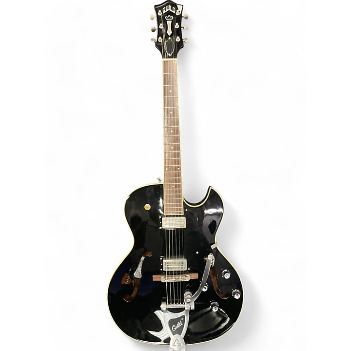 Guild Used Guild Starfire III BLACK Hollow Body Electric Guitar.gc
