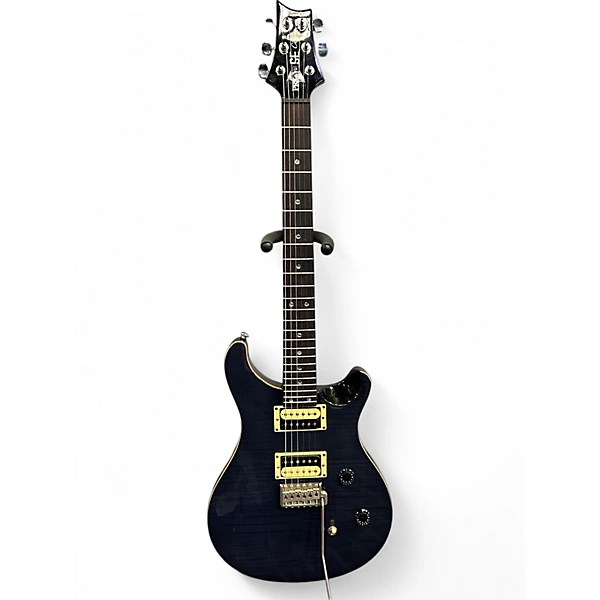 PRS Used PRS SE Custom 24 QUILTED BLUE Solid Body Electric Guitar.gc