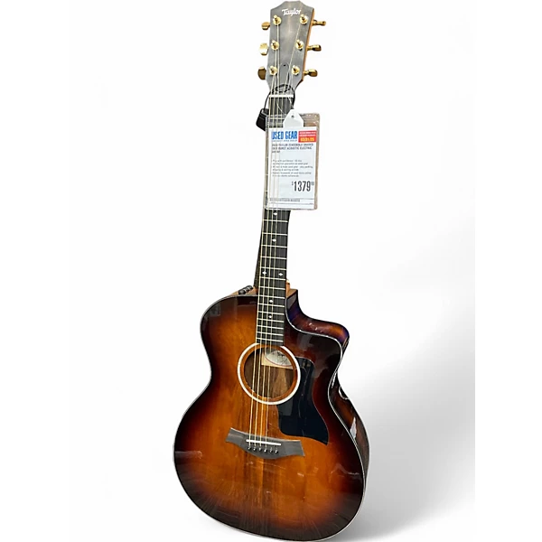 Used Taylor 224CEKDLX SHADED EDGE BURST Acoustic Electric Guitar