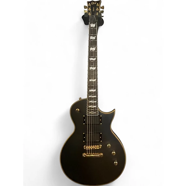 Used ESP EC1000 Deluxe VINTAGE BLACK Solid Body Electric Guitar