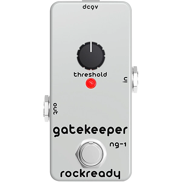 rockready Gatekeeper Mini Guitar Effect Pedal Steel Grey