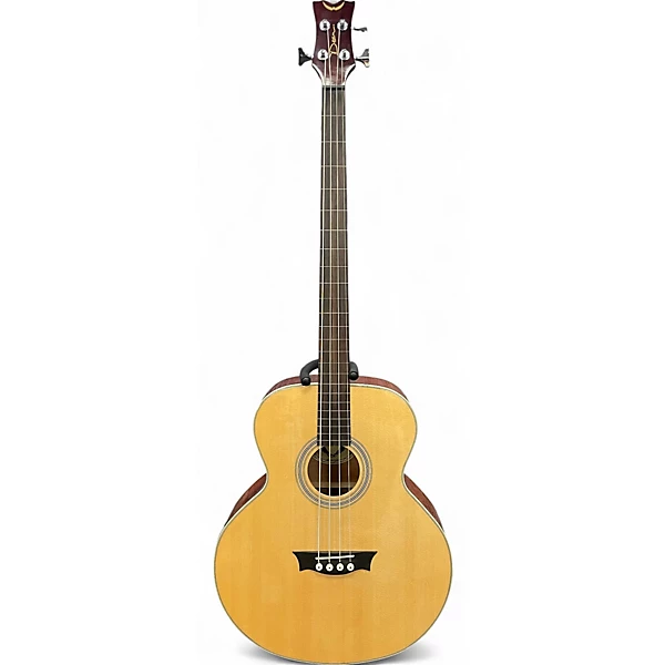 Used Dean EAB FL Natural Acoustic Bass Guitar