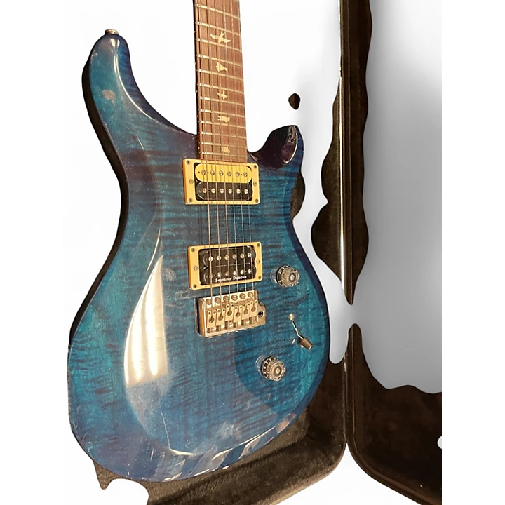 PRS Used PRS Custom 24 Blue Solid Body Electric Guitar.gc