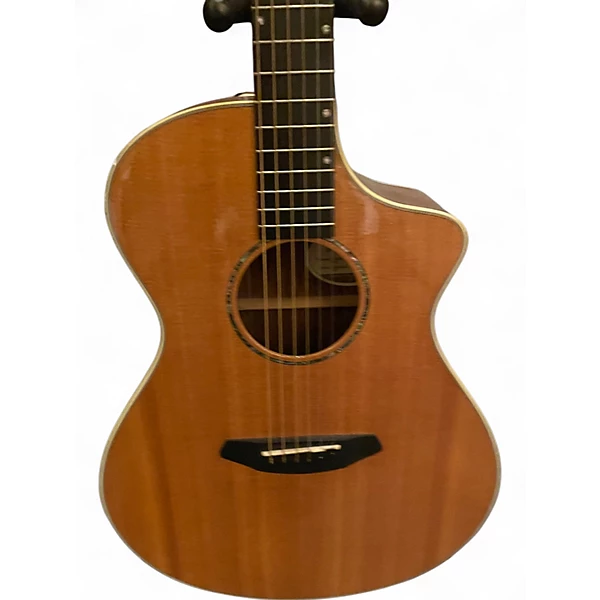 Used Breedlove Premier Concert Rosewood Natural Acoustic Electric Guitar