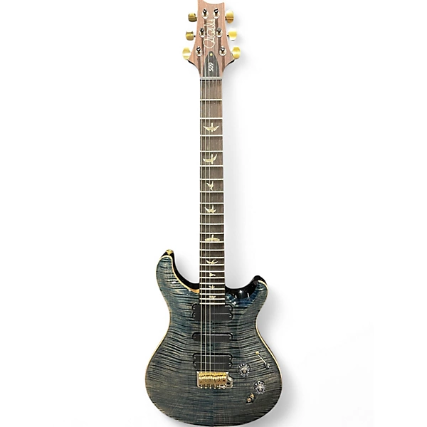 PRS Used PRS 509 10 Top Faded Whale Blue Solid Body Electric Guitar.gc