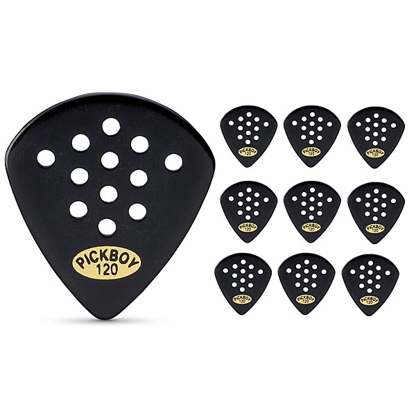 Pos a Grip Black Cellulose Jazz Guitar Picks