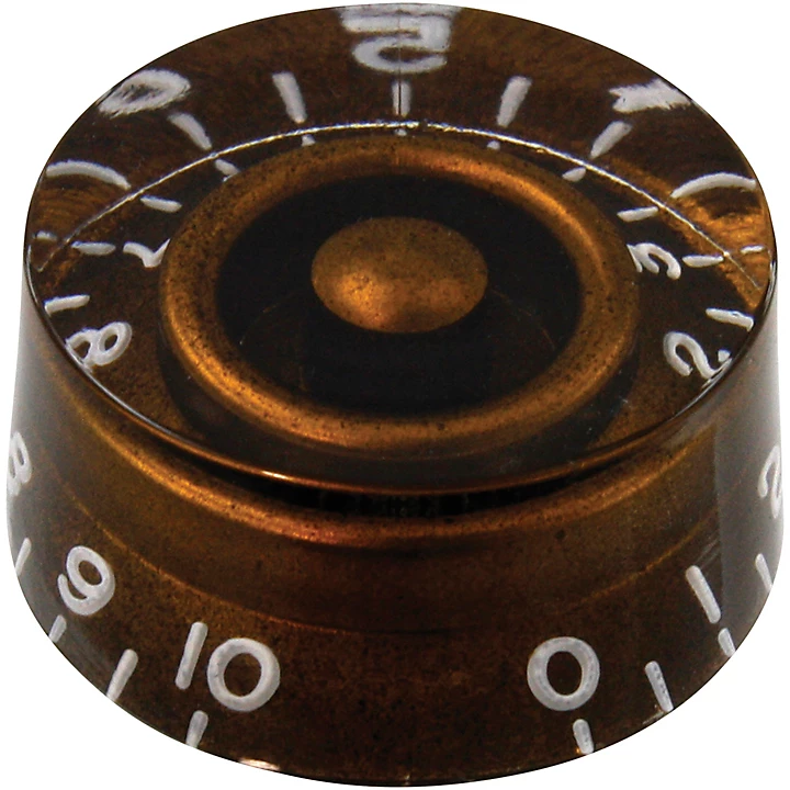 Set of 2 Chocolate Brown Speed Knobs Brown