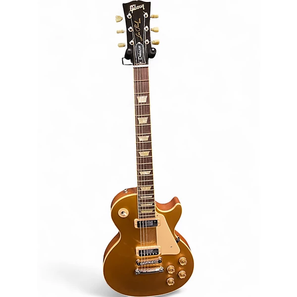 Gibson Used Gibson Les Paul Deluxe Gold Top Solid Body Electric Guitar