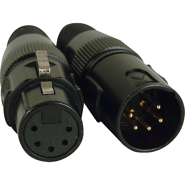 5 Pin Male Female XLR Connectors