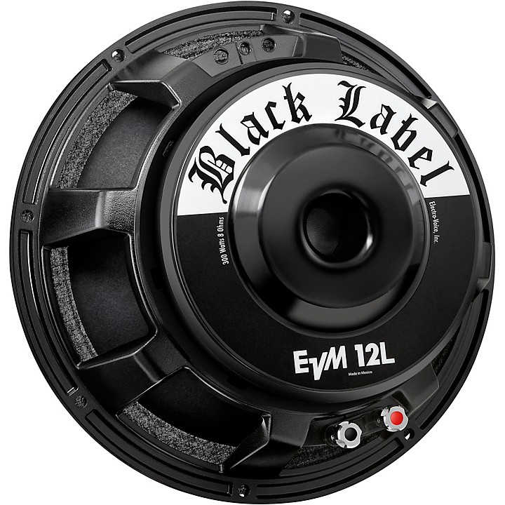 EVM12L Black Label 8 Ohm Speaker Black