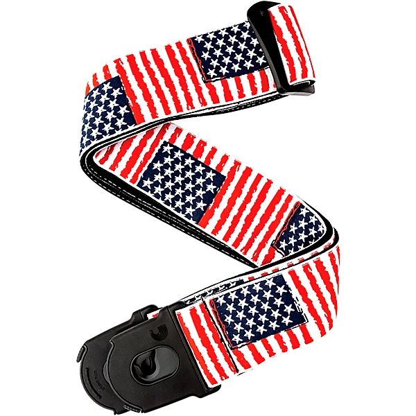 50 mm Nylon Guitar Strap USA Flag Pattern USA Flag 2 in