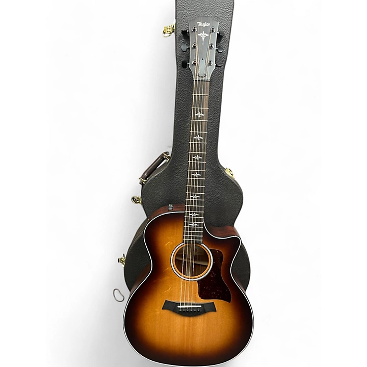 Used Taylor 314CE K LTD Shaded Edge Burst Acoustic Electric Guitar