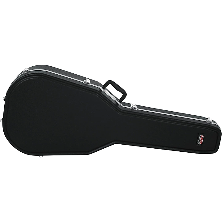 GC DEEP BOWL Deep Contour Round Back Guitar Case Black