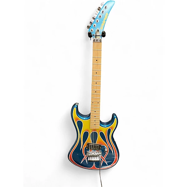 Used Kramer baretta Hot rod Blue Solid Body Electric Guitar
