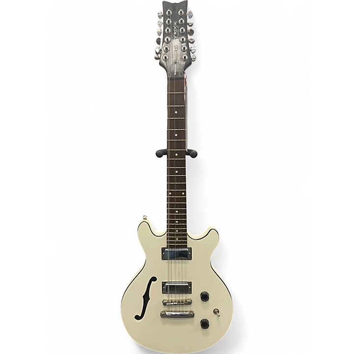 Used Daisy Rock RETRO H 12ST White Solid Body Electric Guitar