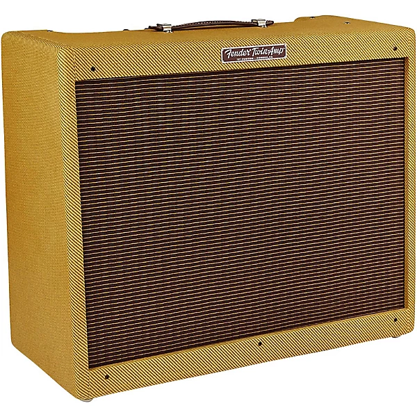 Fender 57 Custom Twin 40W 2x12 Tube Guitar Amp Level 2 Lacquered Tweed
