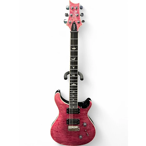 PRS Used PRS SE Custom 24 Pink Solid Body Electric Guitar