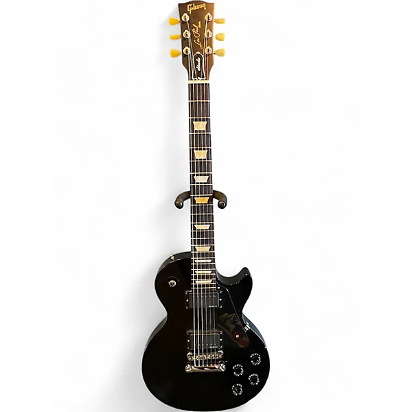 Used Gibson Les Paul Studio W/ EMG Black Solid Body Electric Guitar
