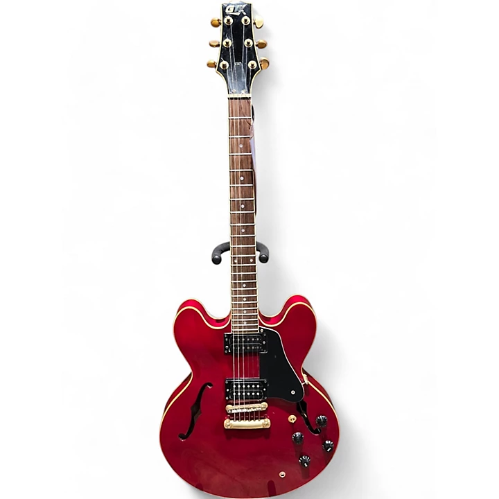 Gtx Used GTX GR35 Red Hollow Body Electric Guitar.gc