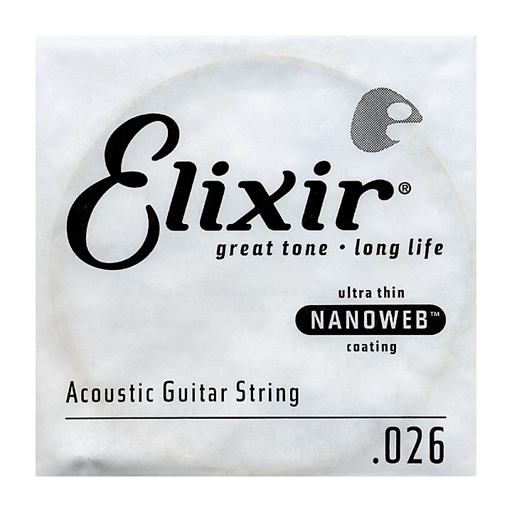 Nanoweb 026 Acoustic Guitar String 4 Pack Singles