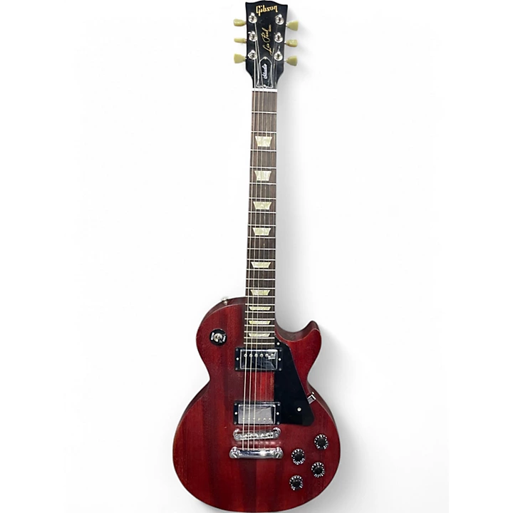 Used Gibson Les Paul Studio Worn Cherry Solid Body Electric Guitar