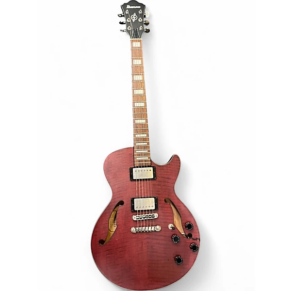 Used Ibanez AGS83 Red Hollow Body Electric Guitar
