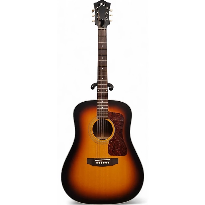 Used Guild D40E Antique Burst Acoustic Electric Guitar