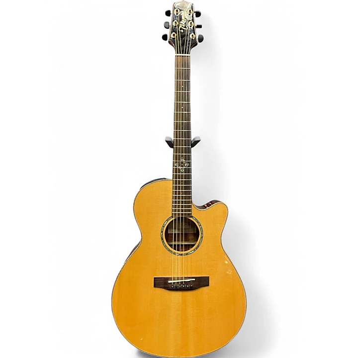 Used Takamine EG 463SC Natural Acoustic Electric Guitar