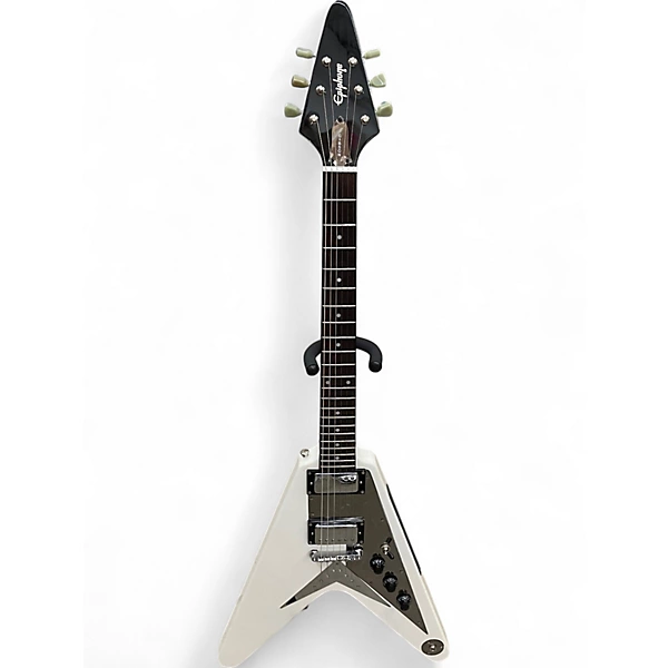 Epiphone Used Epiphone v White Solid Body Electric Guitar.gc