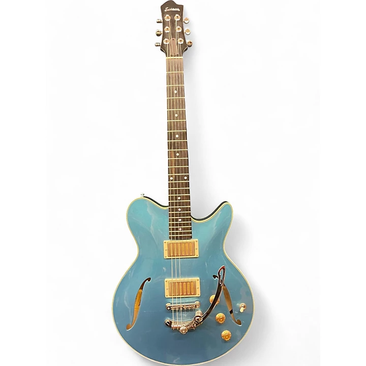 Used Eastman ROMEO LA CELESTINE BLUE Hollow Body Electric Guitar