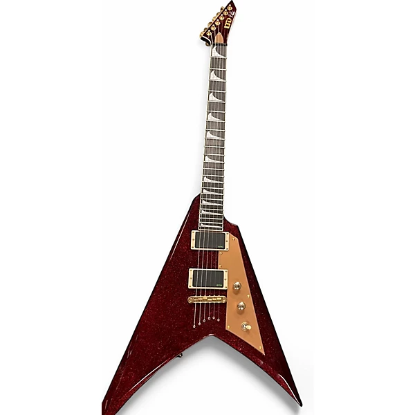 ESP Used ESP KH B Ruby Red Sparkle Solid Body Electric Guitar.gc