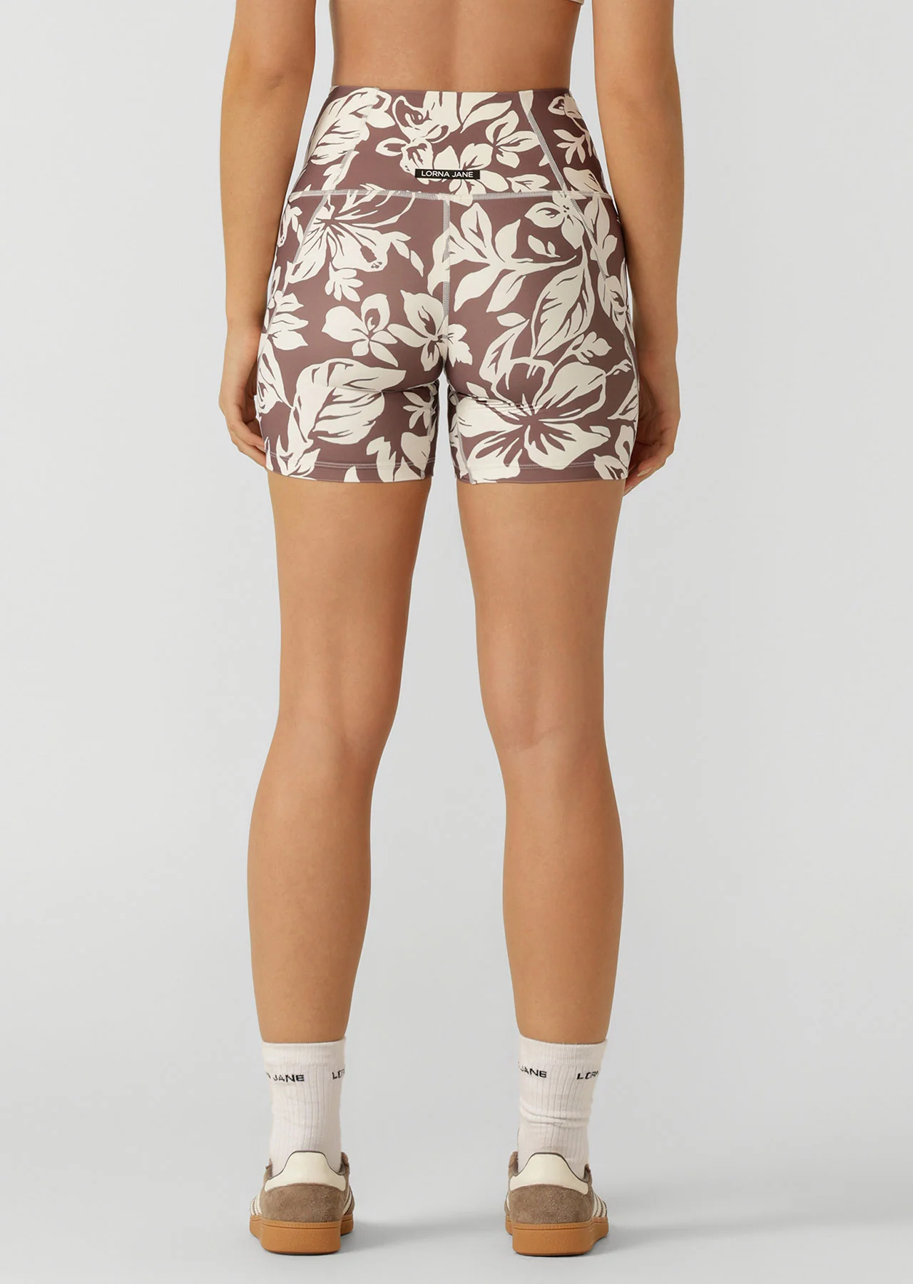 Hibiscus Hi-Fold No Ride Bike Shorts