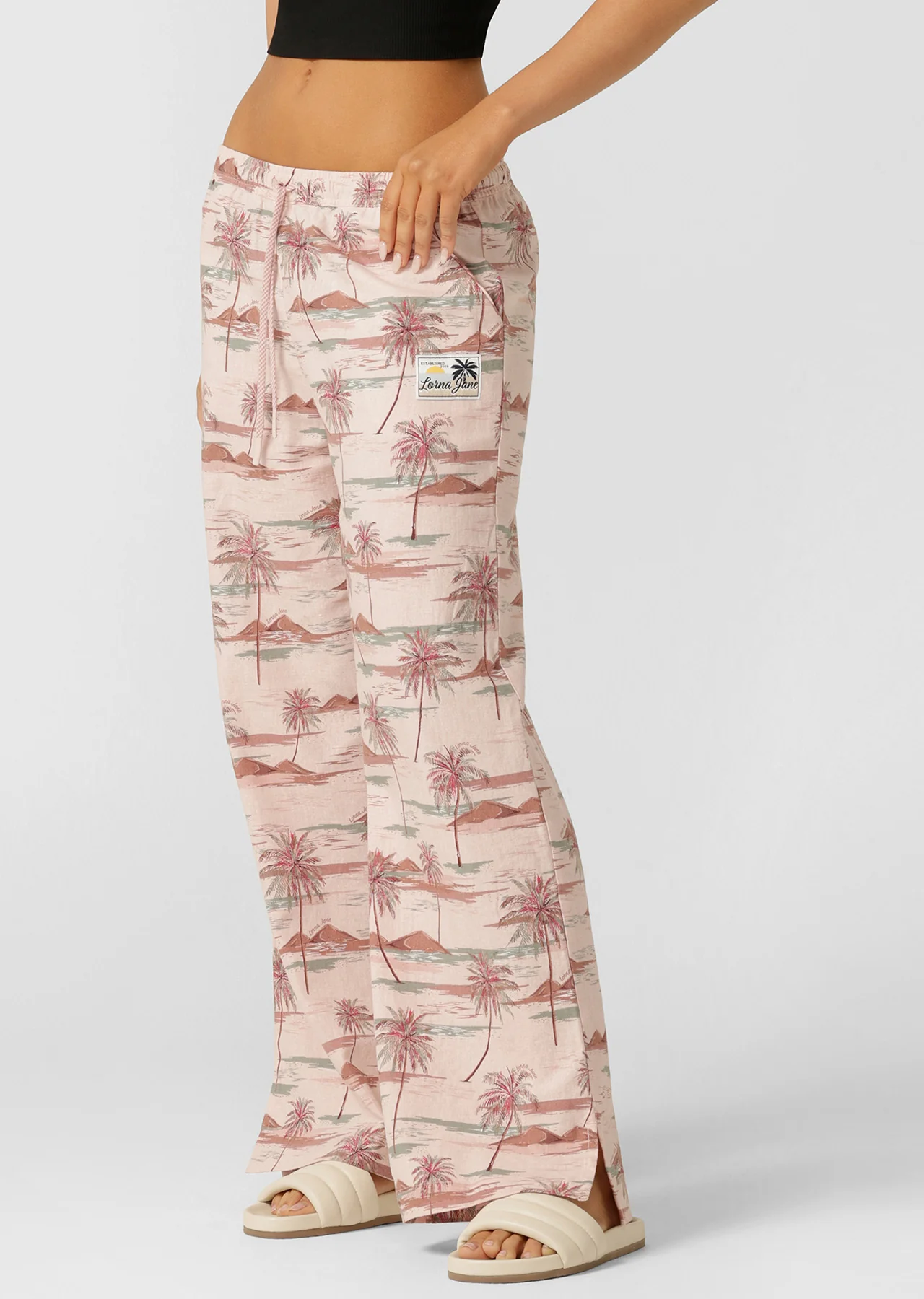 Paradise Palm Weekend Pants