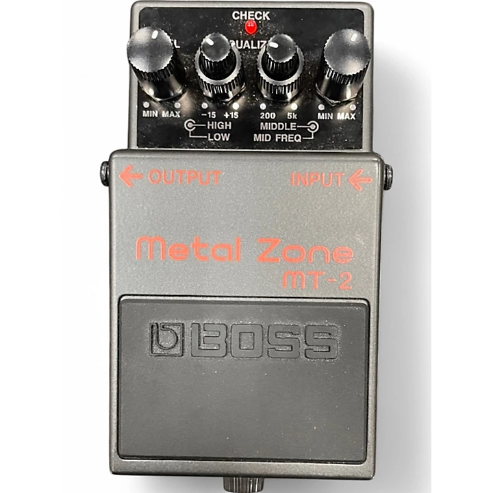 Used BOSS MT2 Metal Zone Distortion Effect Pedal