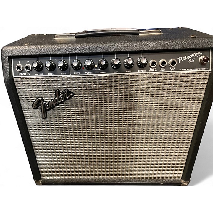 Used Fender Princeton 65 1x12 65W Guitar Combo Amp
