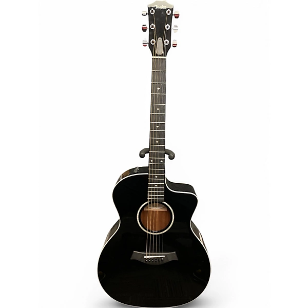 Taylor Used Taylor 214CE Deluxe BLACK Acoustic Electric Guitar