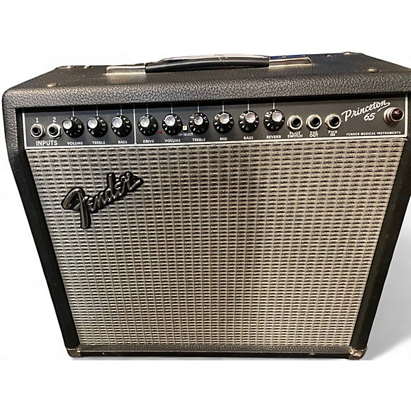Used Fender Princeton 65 1x12 65W Guitar Combo Amp
